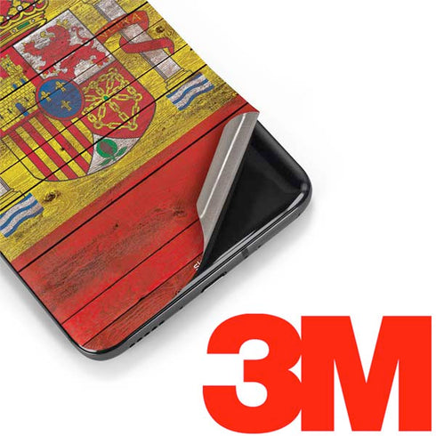Spain Flag Dark Wood OnePlus 7 Pro Skin